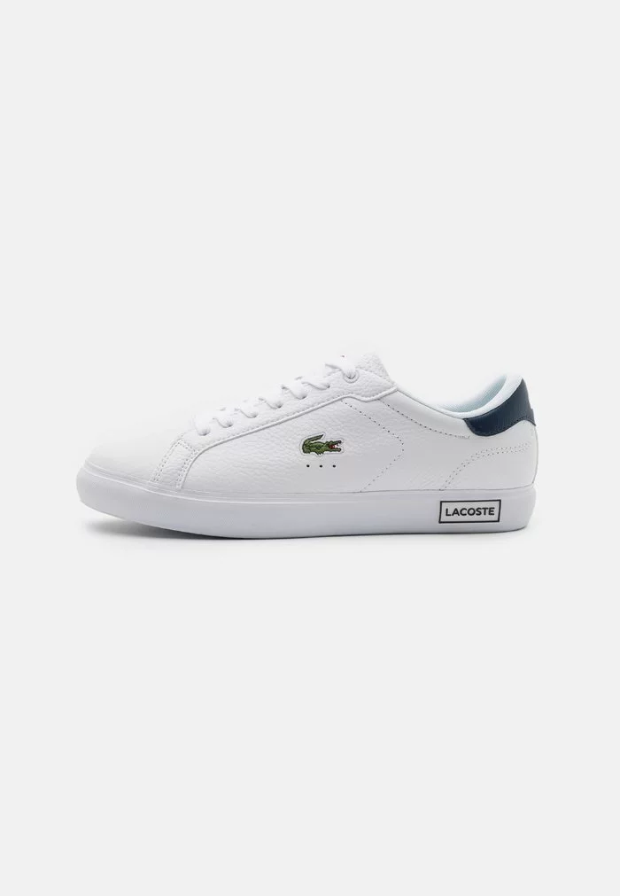 Lacoste POWERCOURT - Baskets Basses - White/navy/red 2 Lacoste POWERCOURT - Baskets Basses - White/navy/red – Image 2