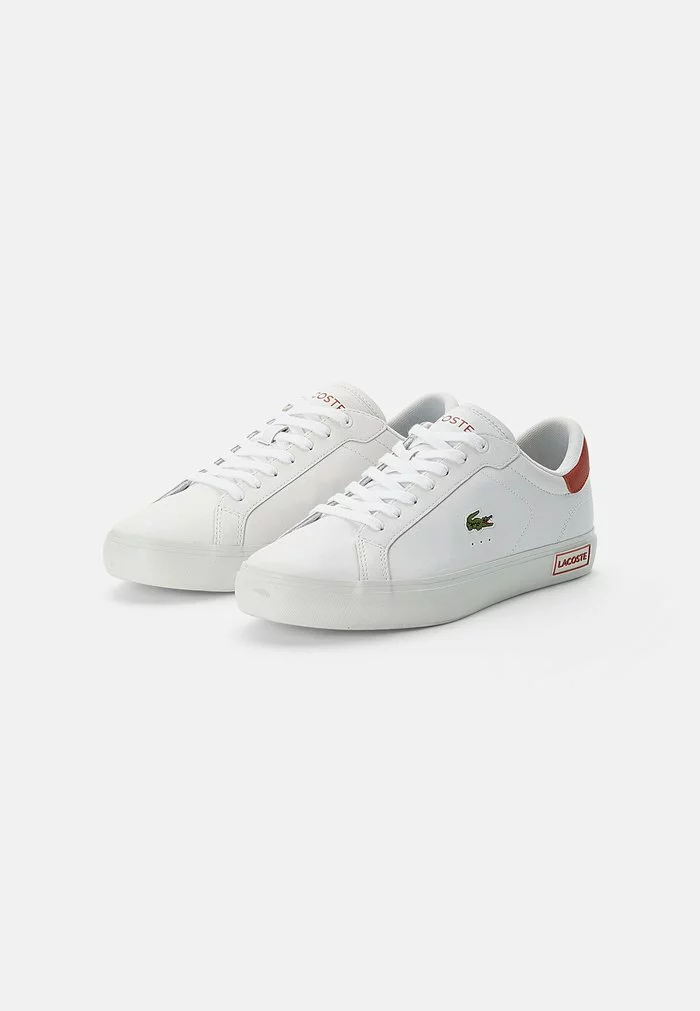 Lacoste POWERCOURT - Baskets Basses - Wht/brw 2 Lacoste POWERCOURT - Baskets Basses - Wht/brw – Image 2