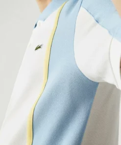 LACOSTE POLO MC - Polo - Blanc Bleu Clair 9 LACOSTE POLO MC - Polo - Blanc Bleu Clair -Lacoste Soldes Magasin 2386b4891ab24740a10feefbef8494ab