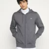 Lacoste PLUS - Sweat à Capuche Zippé - Pitch Chine/graphite Sombre