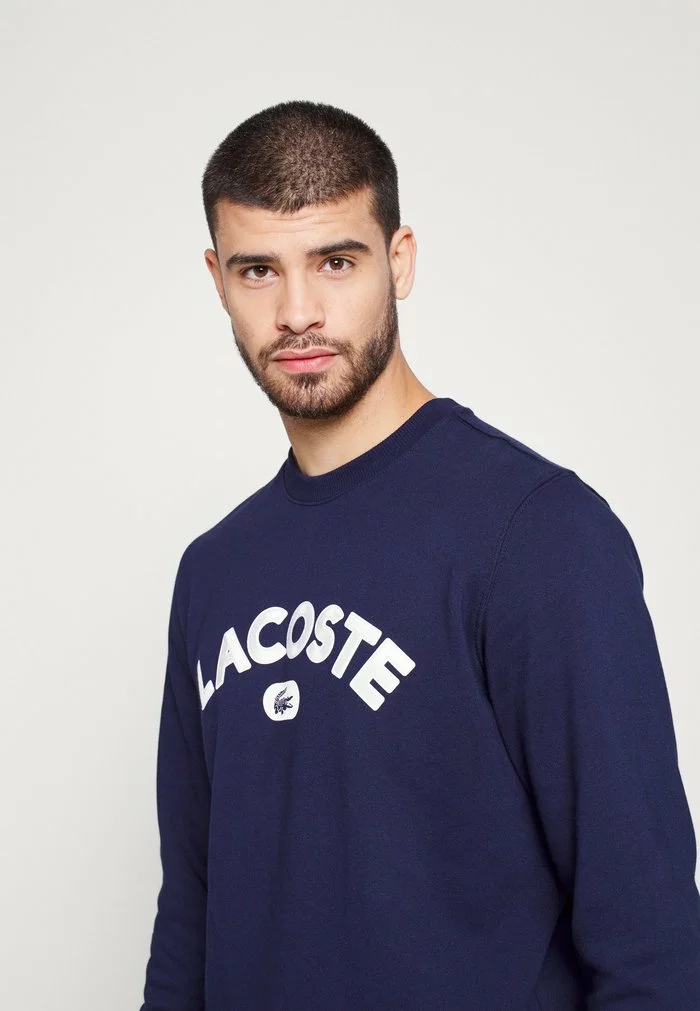Lacoste Sweatshirt - Navy Blue 4 Lacoste Sweatshirt - Navy Blue – Image 4