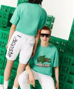 Lacoste MINECRAFT - T-shirt Imprimé - Vert 9 Lacoste MINECRAFT - T-shirt Imprimé - Vert -Lacoste Soldes Magasin 2572e2cb40664011abf6046f1c8924fc
