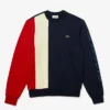 Lacoste Sweatshirt - Bleu Marine / Beige / Rouge
