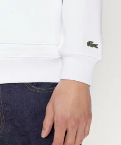Lacoste Sweatshirt - White 11 Lacoste Sweatshirt - White -Lacoste Soldes Magasin 26ba85a484374f6c878f1049558c9673