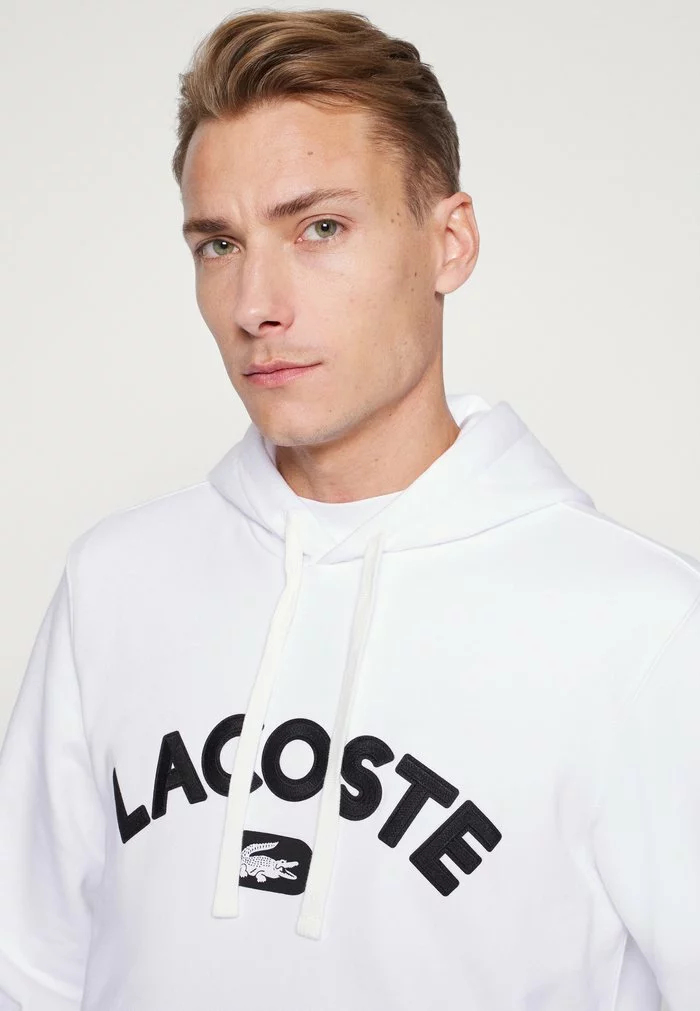 Lacoste Sweatshirt - White 4 Lacoste Sweatshirt - White – Image 4
