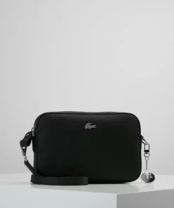 Lacoste SQUARE CROSSOVER BAG - Sac Bandoulière - Black