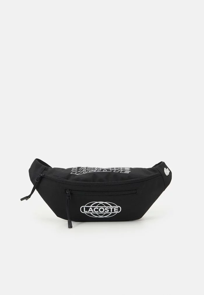 Lacoste UNISEX EXCLUSIVE - Sac Banane - Noir Blanc 2 Lacoste UNISEX EXCLUSIVE - Sac Banane - Noir Blanc – Image 2