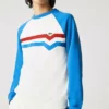 Lacoste Sweatshirt - Blanc Bleu Rouge