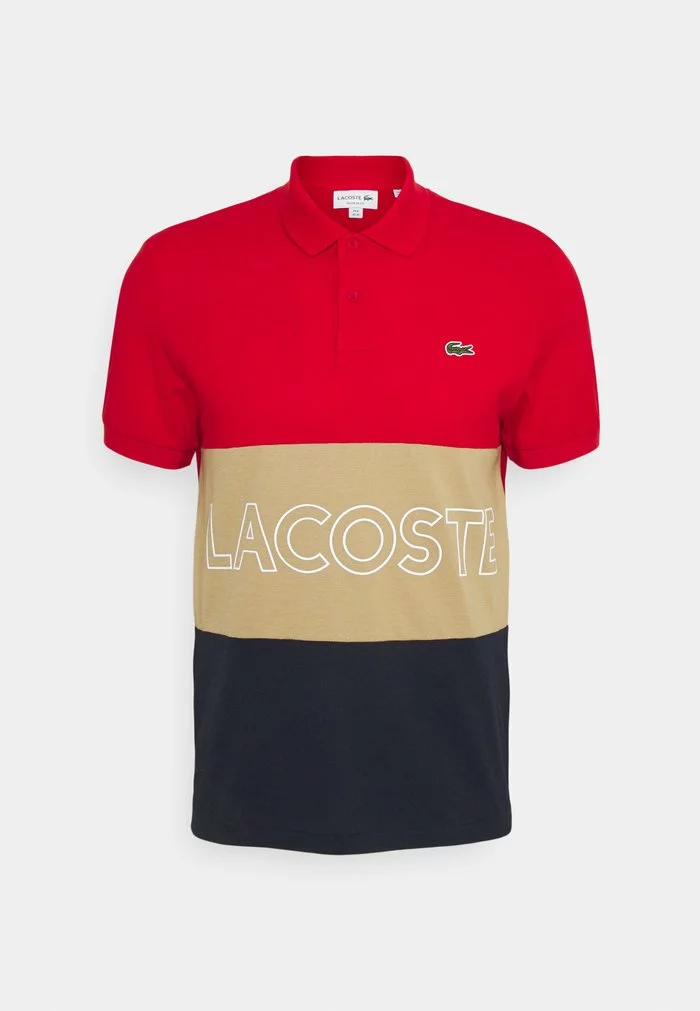 Lacoste Polo - Rouge/viennois Marine 1 Lacoste Polo - Rouge/viennois Marine