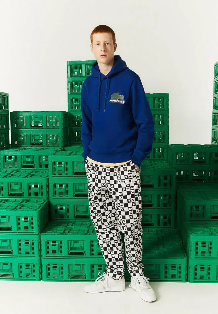 Lacoste MINECRAFT - Sweatshirt - Bleu 1 Lacoste MINECRAFT - Sweatshirt - Bleu