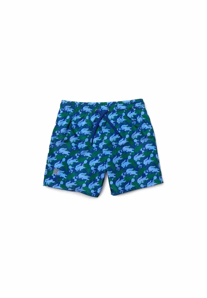 Lacoste MINECRAFT - Short De Bain - Bleu Vert Bleu 1 Lacoste MINECRAFT - Short De Bain - Bleu Vert Bleu