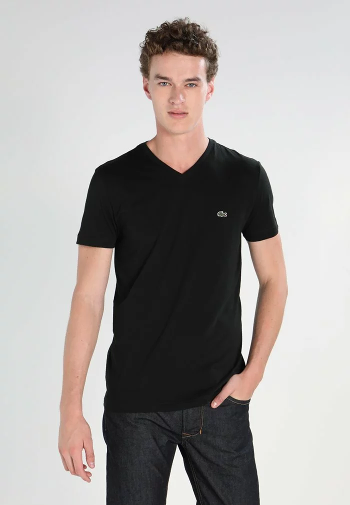 Lacoste T-shirt Basique - Black 1 Lacoste T-shirt Basique - Black
