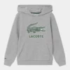 Lacoste LOGO - Sweat à Capuche - Silver