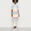Lacoste Robe Pull - Flour/multicolored