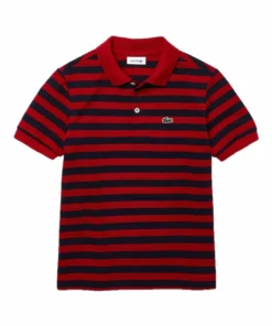Lacoste Polo - Rouge / Bleu Marine
