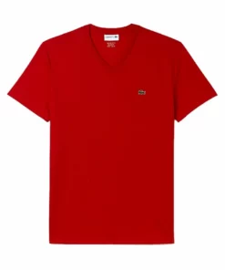 Lacoste T-shirt Basique - Red 5 Lacoste T-shirt Basique - Red -Lacoste Soldes Magasin 3067a50efd654ababc9be92c2621191b