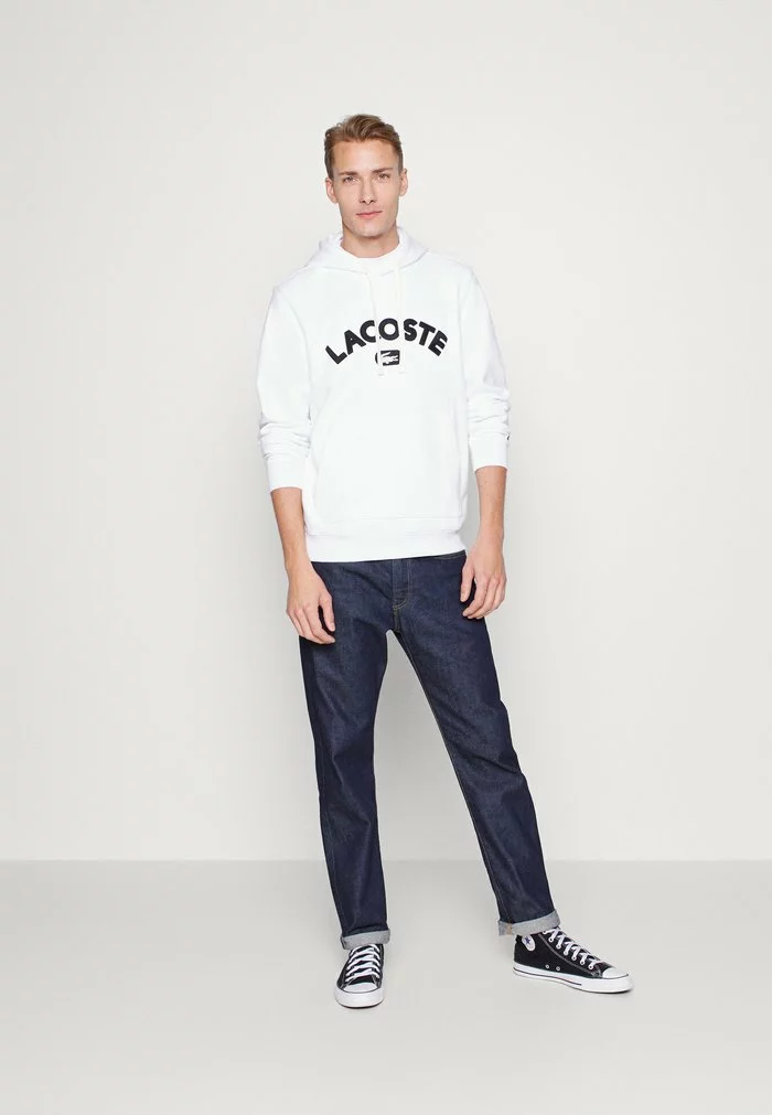 Lacoste Sweatshirt - White 2 Lacoste Sweatshirt - White – Image 2
