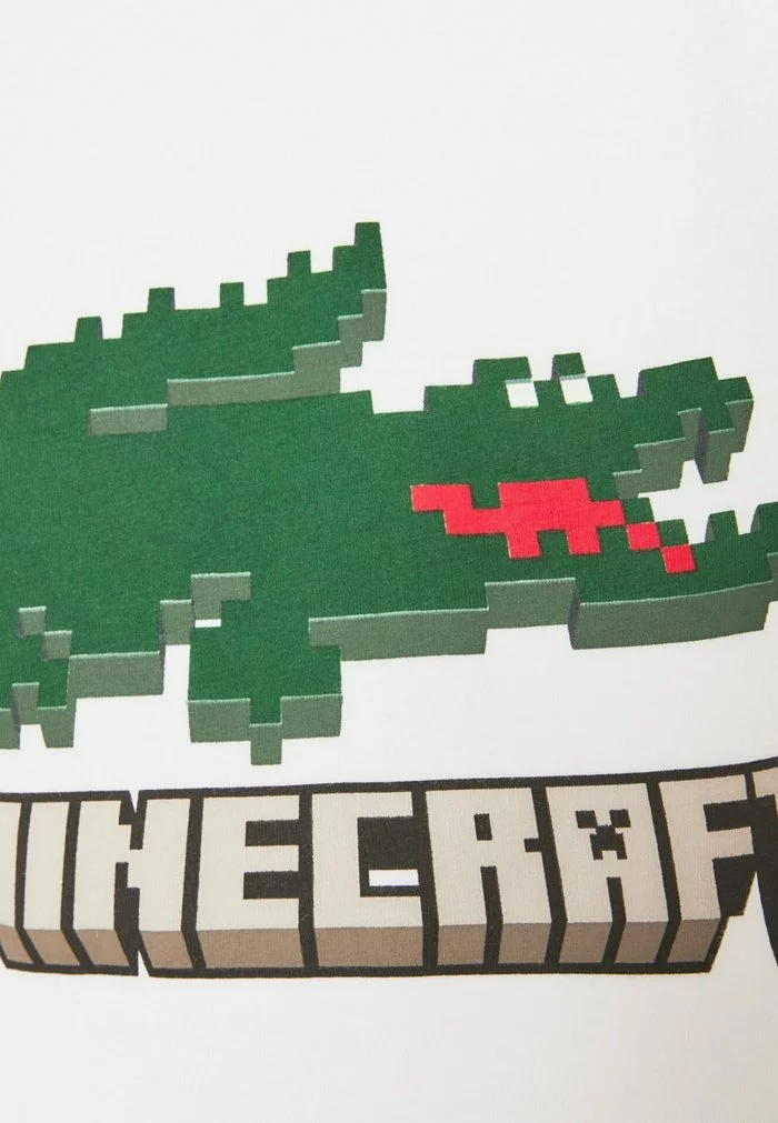 Lacoste X MINECRAFT SET - Pyjama - Blanc / Noir 6 Lacoste X MINECRAFT SET - Pyjama - Blanc / Noir – Image 6