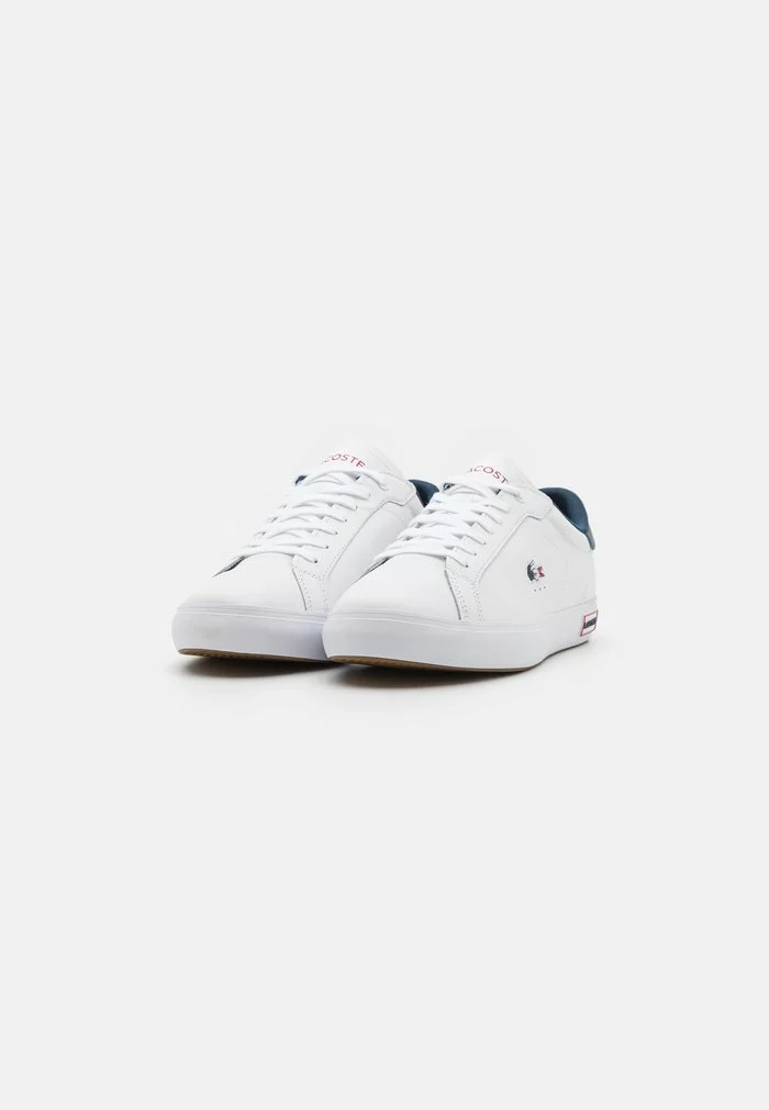 Lacoste POWERCOURT - Baskets Basses - White/navy/red 2 Lacoste POWERCOURT - Baskets Basses - White/navy/red – Image 2