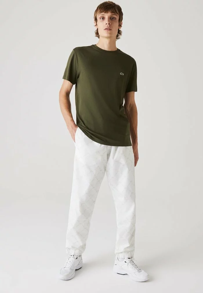 Lacoste T-shirt Basique - Vert Kaki 1 Lacoste T-shirt Basique - Vert Kaki