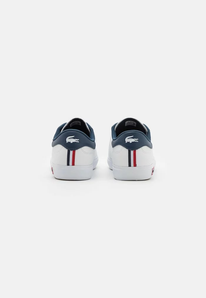 Lacoste POWERCOURT - Baskets Basses - White/navy/red 3 Lacoste POWERCOURT - Baskets Basses - White/navy/red – Image 3