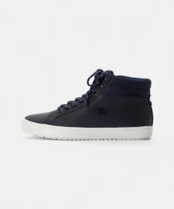 Lacoste STRAIGHTSET - Baskets Montantes - Nvy/off Wht