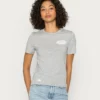 Lacoste EXCLUSIVE - T-shirt Imprimé - Silver Chine