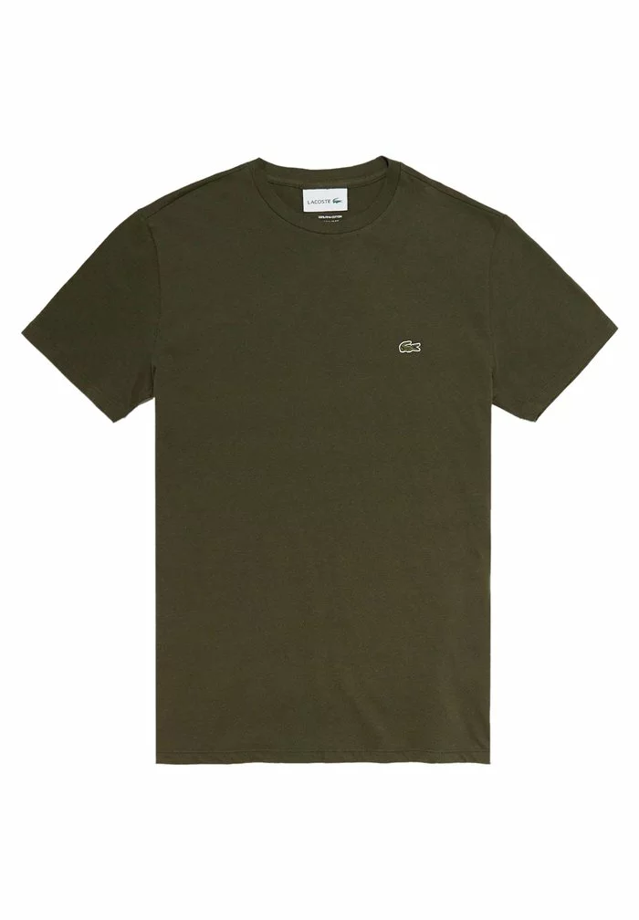 Lacoste T-shirt Basique - Vert Kaki 5 Lacoste T-shirt Basique - Vert Kaki – Image 5