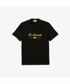Lacoste T-shirt Imprimé - Noir