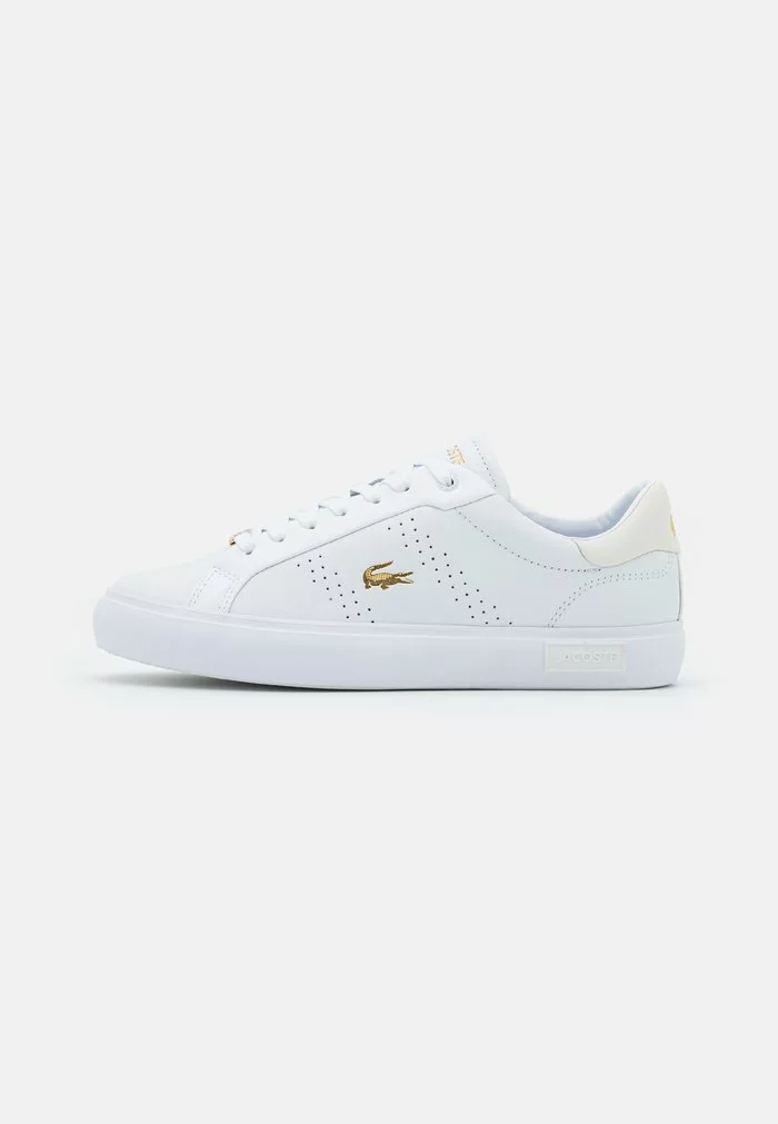 Lacoste POWERCOURT - Baskets Basses - White/gold 2 Lacoste POWERCOURT - Baskets Basses - White/gold – Image 2
