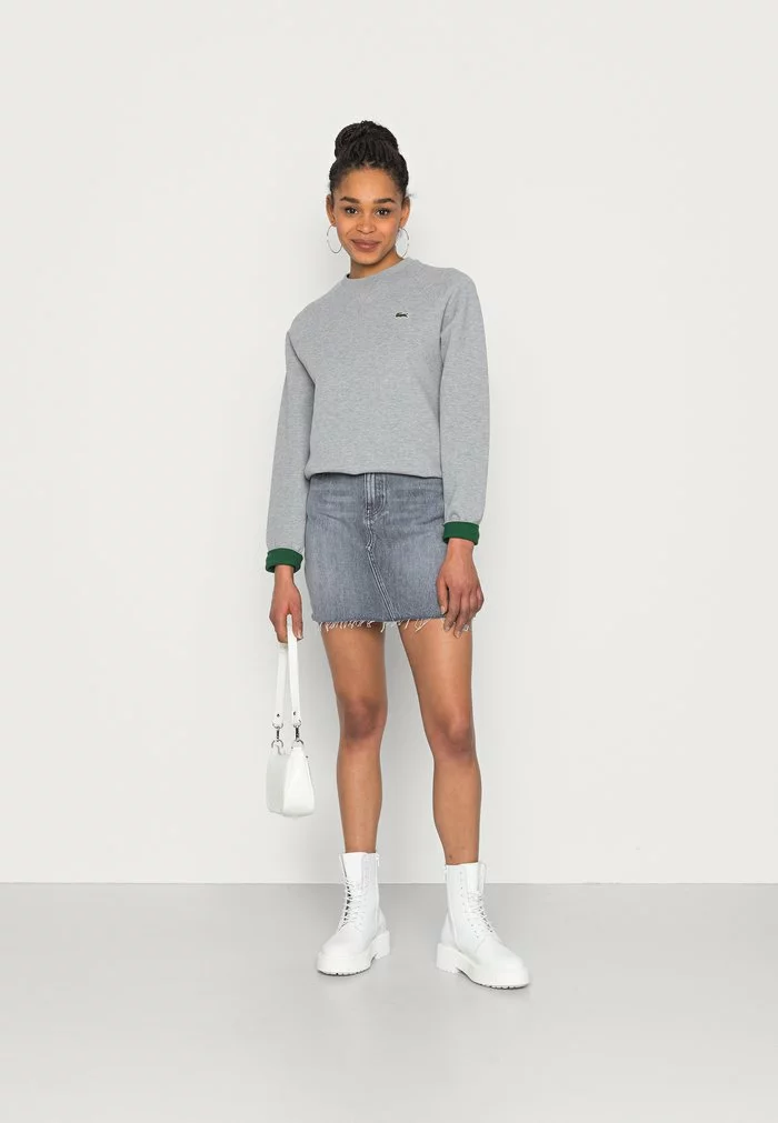 Lacoste Sweatshirt - Heather Wall Chine 2 Lacoste Sweatshirt - Heather Wall Chine – Image 2