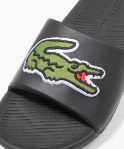 Lacoste CROCO SLIDE - Mules - Black/green 15 Lacoste CROCO SLIDE - Mules - Black/green -Lacoste Soldes Magasin 367ff93c135f44a3a5264c1f4db92ca7