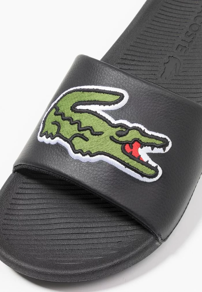 Lacoste CROCO SLIDE - Mules - Black/green 8 Lacoste CROCO SLIDE - Mules - Black/green – Image 8