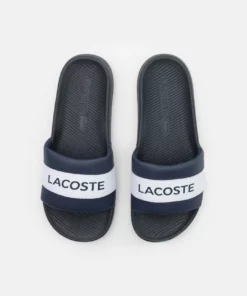 Lacoste CROCO SLIDE - Mules - Navy/white 9 Lacoste CROCO SLIDE - Mules - Navy/white -Lacoste Soldes Magasin 378ebbf48b6444b98d3dcb67ad4a12f8