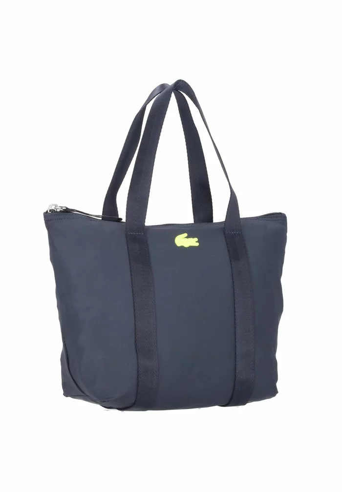 Lacoste JEANNE - Sac à Main - Marine Jaune Fluo 4 Lacoste JEANNE - Sac à Main - Marine Jaune Fluo – Image 4