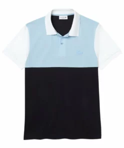 Lacoste Polo - Bleu Marine/bleu Clair/blanc