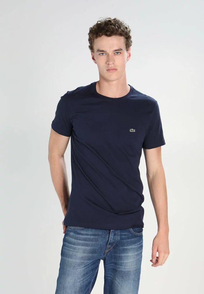 Lacoste T-shirt Basique - Navy Blue 1 Lacoste T-shirt Basique - Navy Blue