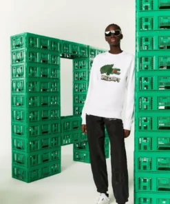 Lacoste MINECRAFT - Sweatshirt - Blanc