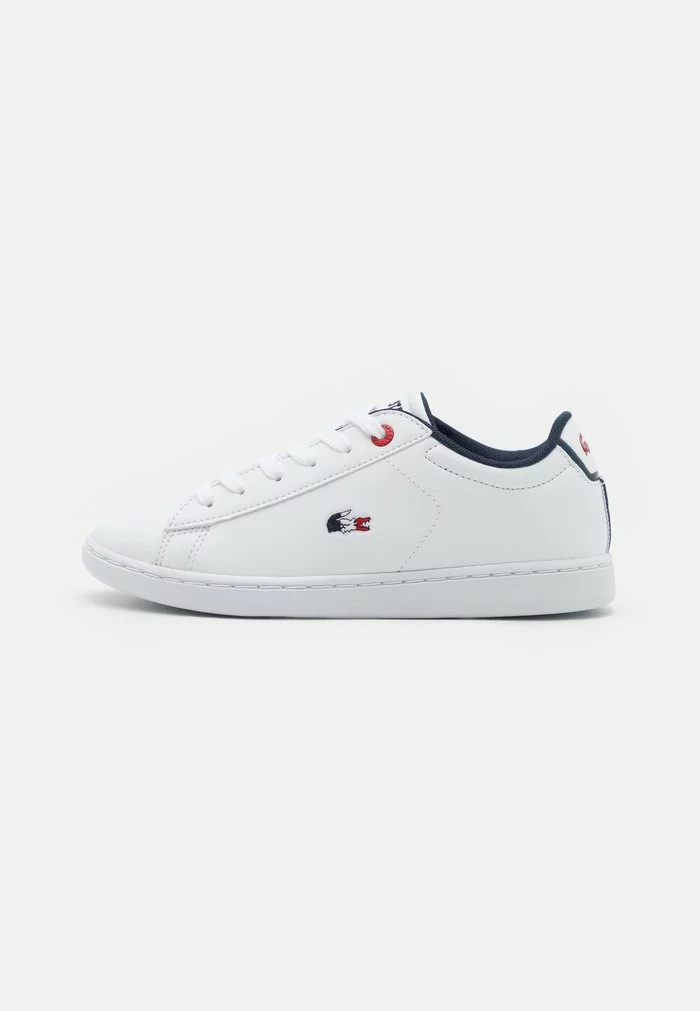Lacoste CARNABY EVO - Baskets Basses - White/navy/red 1 Lacoste CARNABY EVO - Baskets Basses - White/navy/red
