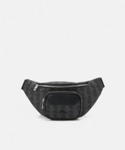 Lacoste THE BLEND UNISEX - Sac Banane - Noir/gris