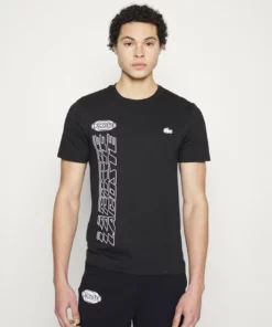 Lacoste EXCLUSIVE - T-shirt Imprimé - Black