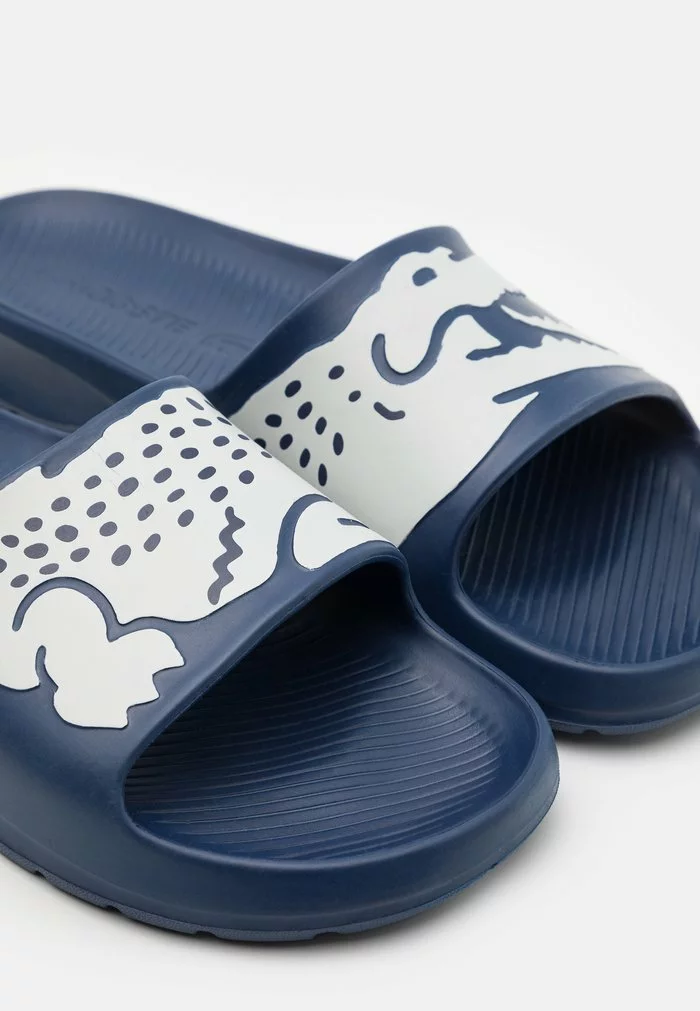 Lacoste CROCO - Sandales De Bain - Navy/white 6 Lacoste CROCO - Sandales De Bain - Navy/white – Image 6