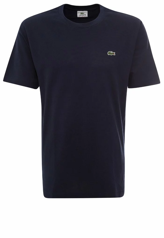 Lacoste T-shirt Basique - Navy Blue 5 Lacoste T-shirt Basique - Navy Blue – Image 5