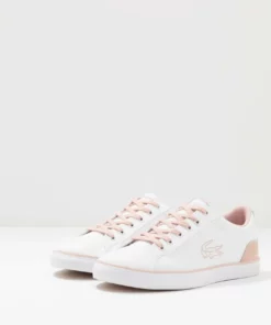 Lacoste LEROND - Baskets Basses - White/nature -Lacoste Soldes Magasin 3e1bea544ad64857a97cf0fd7d4b203c