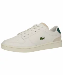 Lacoste Baskets Basses - Wht/dk Grn 1r5 -Lacoste Soldes Magasin 3e2ed447cd27428bbfdf0ba07b325d03