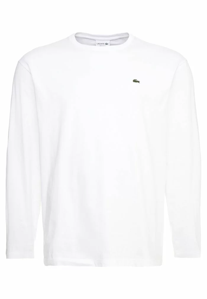 Lacoste T-shirt à Manches Longues - White 4 Lacoste T-shirt à Manches Longues - White – Image 4