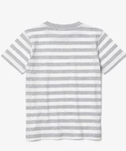 Lacoste TEE TURTLE NECK - T-shirt Imprimé - Gris Chine / Blanc 3 Lacoste TEE TURTLE NECK - T-shirt Imprimé - Gris Chine / Blanc -Lacoste Soldes Magasin 3f8a716d32964e67adb8f336a7ddf1d0