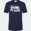 Lacoste T-shirt Imprimé - Navy Blue
