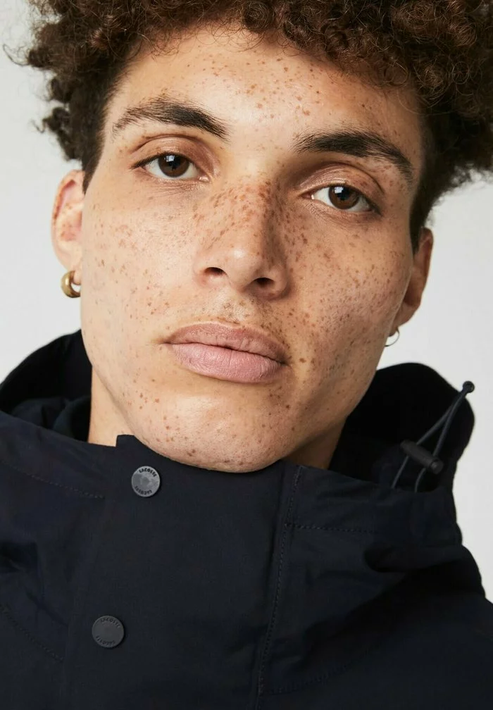 Lacoste Veste D'hiver - Bleu Marine Marron 5 Lacoste Veste D'hiver - Bleu Marine Marron – Image 5