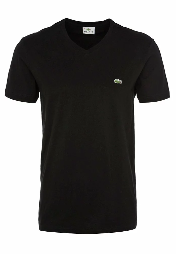 Lacoste T-shirt Basique - Black 5 Lacoste T-shirt Basique - Black – Image 5
